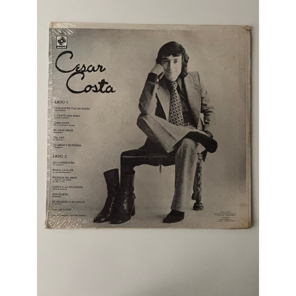 Cesar Costa Self Titled LP Musart 1590 New Sealed - Picture 2 of 3